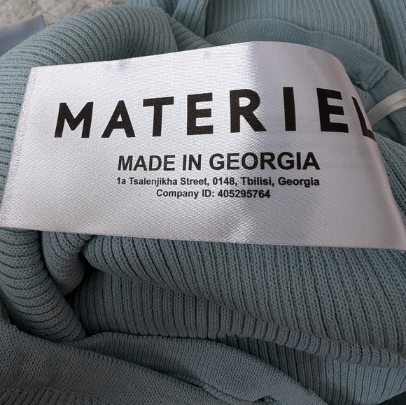 Materiel Designer Thin Strap Maxi Skirt XS Blue - Picture 9 of 14